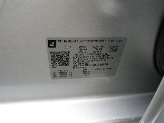 Photo of 2018 Silver Ice Metallic Chevrolet Silverado 1500