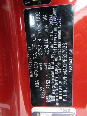 Photo of 2023 Red Kia Forte