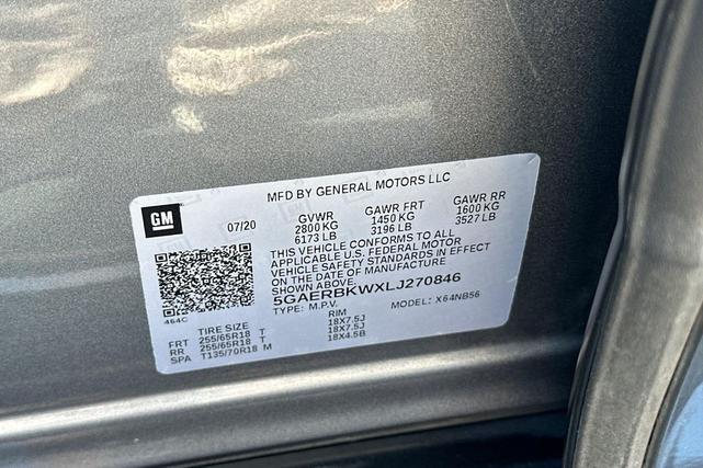 Photo of 2020 Satin Steel Metallic Buick Enclave