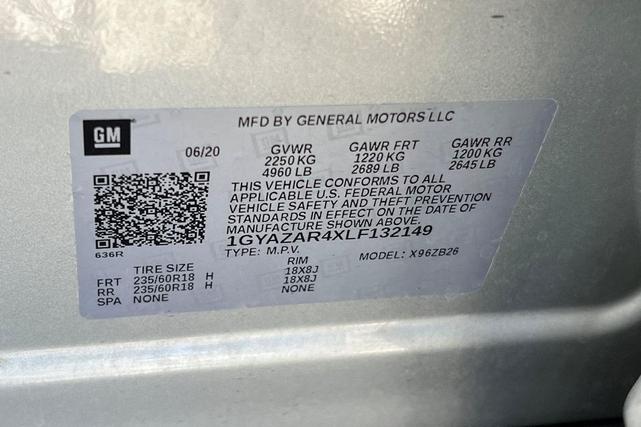 Photo of 2020 Radiant Silver Metallic Cadillac XT4