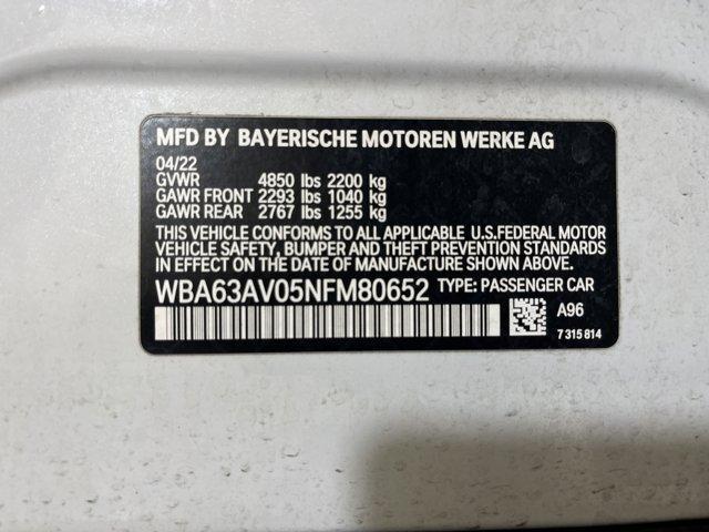 Photo of 2022 Mineral White Metallic BMW 430 Gran Coupe