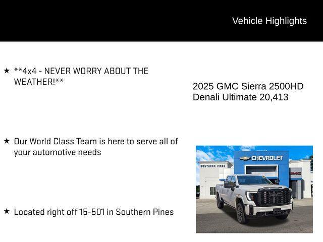 Photo of 2025 White GMC Sierra 2500