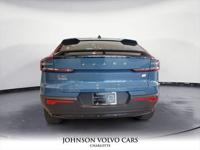 Photo of 2024 Fjord Blue Metallic Volvo C40 Recharge Pure Electric