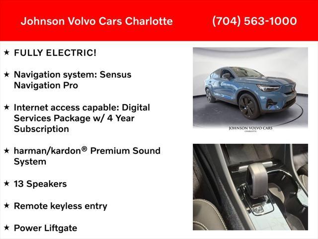 Photo of 2024 Fjord Blue Metallic Volvo C40 Recharge Pure Electric