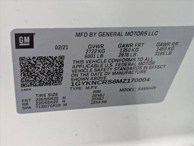 Photo of 2021 Crystal White Tricoat Cadillac XT5