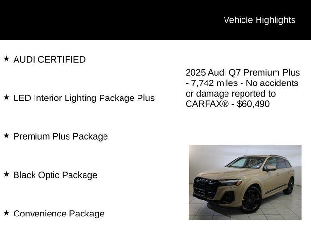 Photo of 2025 Sakhir Gold Metallic Audi Q7