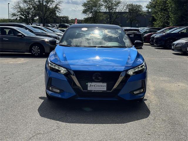 Photo of 2023 Electric Blue Metallic/Super Black Nissan Sentra