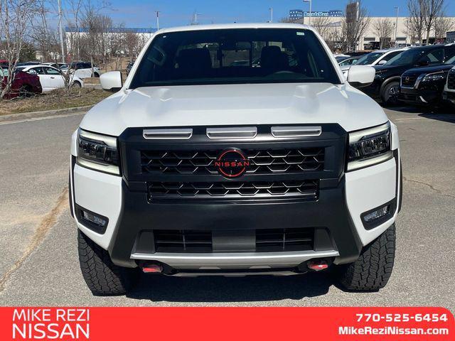 Photo of 2025 Glacier White Nissan Frontier
