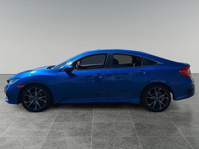 Photo of 2021 Aegean Blue Honda Civic
