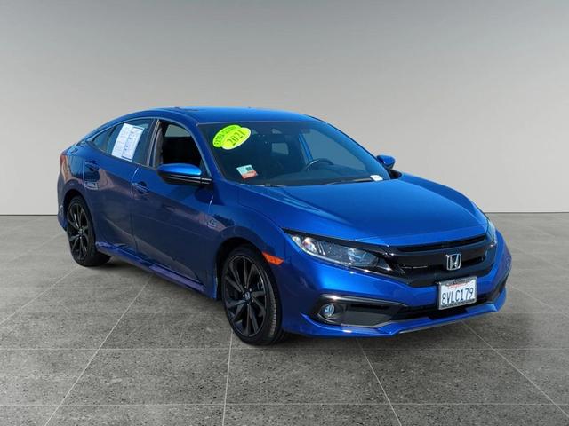 Photo of 2021 Aegean Blue Honda Civic