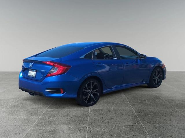 Photo of 2021 Aegean Blue Honda Civic