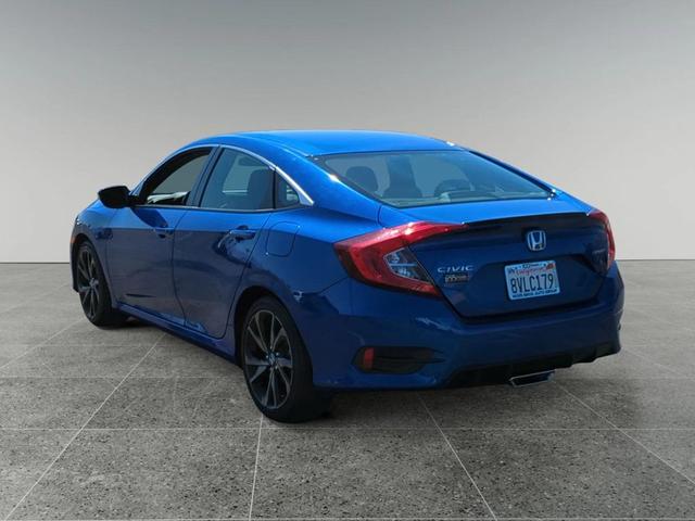 Photo of 2021 Aegean Blue Honda Civic