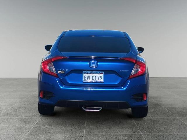 Photo of 2021 Aegean Blue Honda Civic
