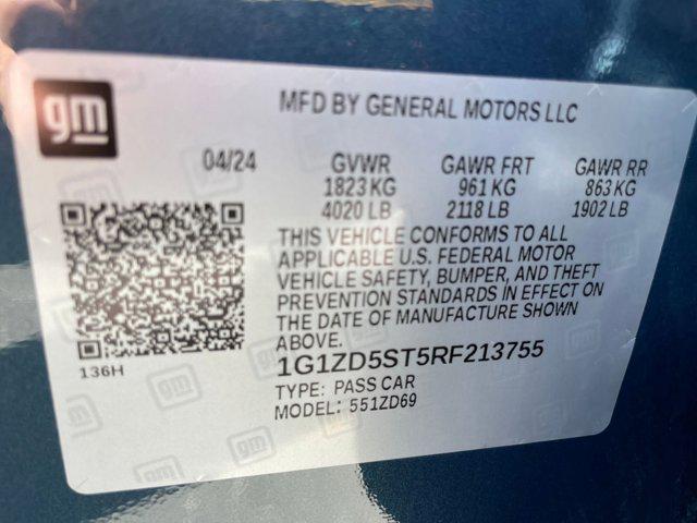 Photo of 2024 Lakeshore Blue Metallic Chevrolet Malibu
