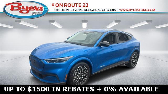 Photo of 2025 Velocity Blue Metallic Ford Mustang Mach-E