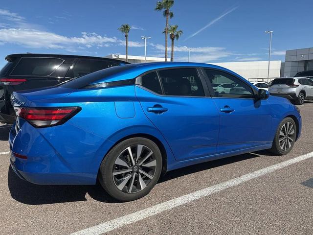 Photo of 2023 Electric Blue Metallic Nissan Sentra