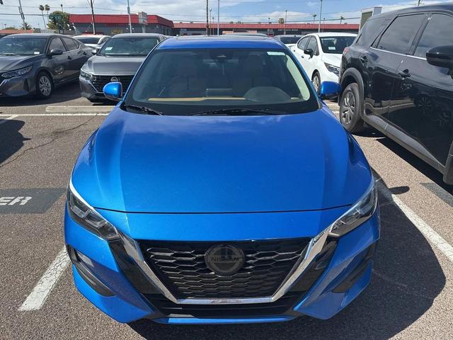 Photo of 2023 Electric Blue Metallic Nissan Sentra