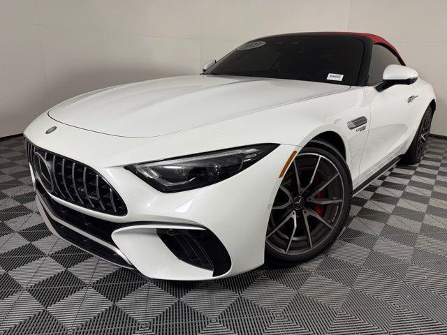Photo of 2023 MANUFAKTUR Moonlight White Metallic Mercedes-Benz AMG SL 55
