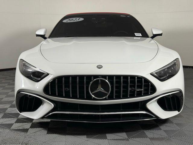 Photo of 2023 MANUFAKTUR Moonlight White Metallic Mercedes-Benz AMG SL 55