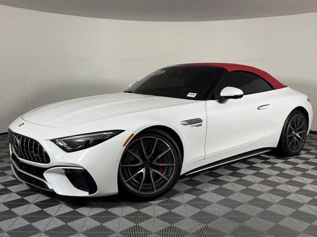 Photo of 2023 MANUFAKTUR Moonlight White Metallic Mercedes-Benz AMG SL 55