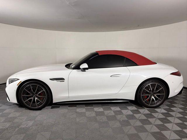 Photo of 2023 MANUFAKTUR Moonlight White Metallic Mercedes-Benz AMG SL 55
