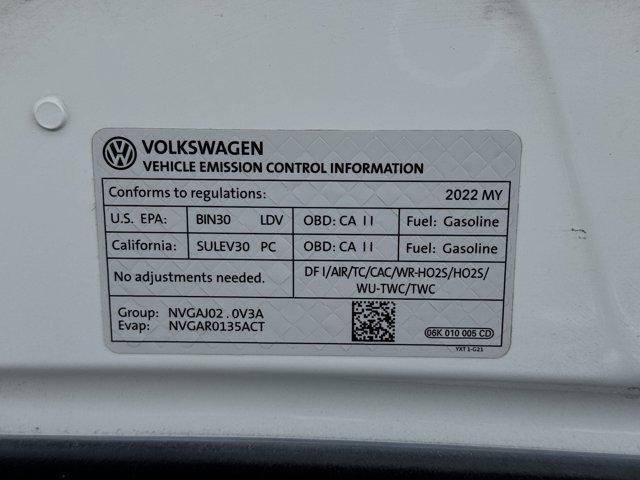 Photo of 2022 Pure White Volkswagen Tiguan