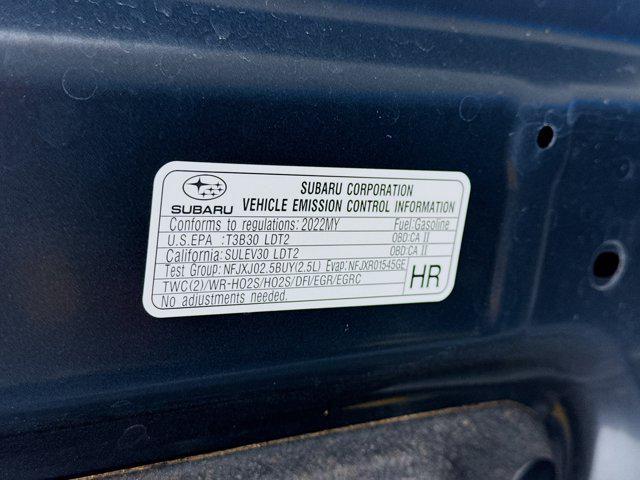 Photo of 2022 Geyser Blue Subaru Forester