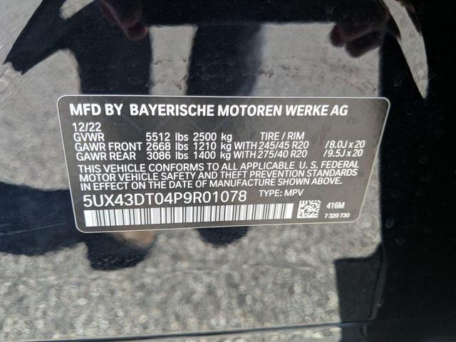 Photo of 2023 Carbon Black Metallic BMW X4
