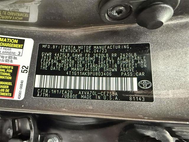 Photo of 2023 Predawn Gray Mica Toyota Camry