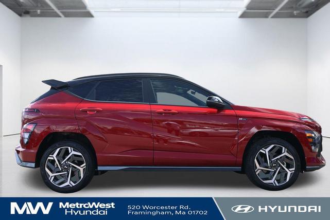 Photo of 2024 Ultimate Red Metallic w/Black Roof Hyundai KONA