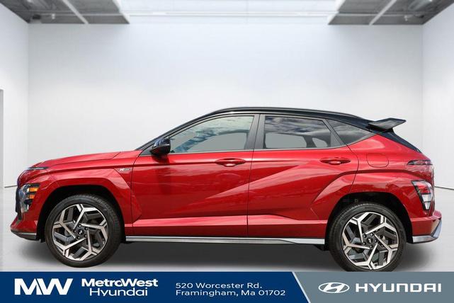 Photo of 2024 Ultimate Red Metallic w/Black Roof Hyundai KONA