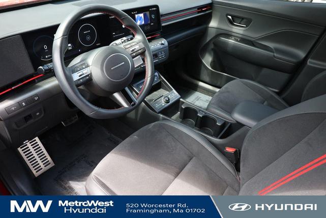 Photo of 2024 Ultimate Red Metallic w/Black Roof Hyundai KONA