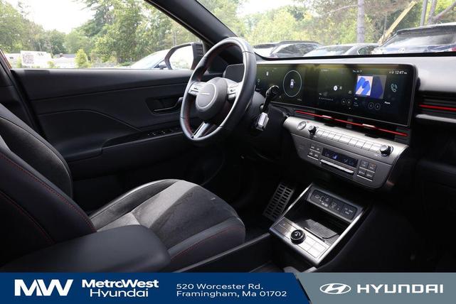 Photo of 2024 Ultimate Red Metallic w/Black Roof Hyundai KONA