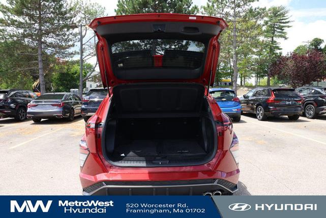 Photo of 2024 Ultimate Red Metallic w/Black Roof Hyundai KONA