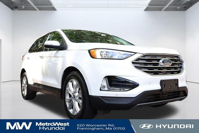 Photo of 2021 Star White Metallic Tri-Coat Ford Edge