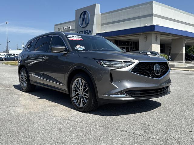 Photo of 2024 Liquid Carbon Metallic Acura MDX