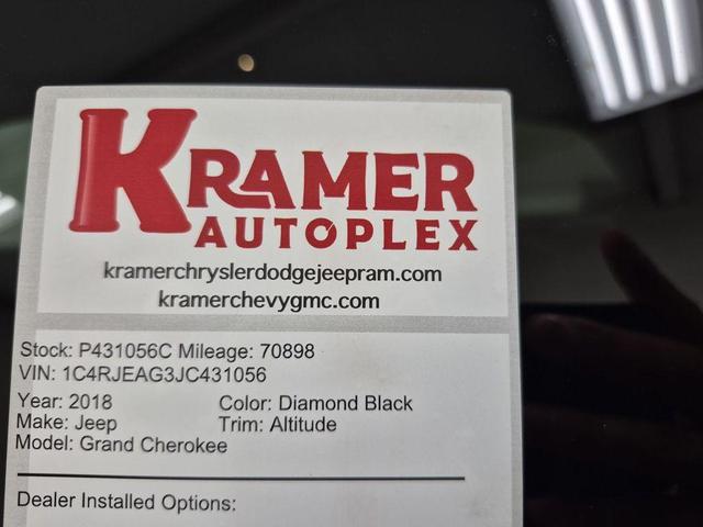Photo of 2018 Diamond Black Jeep Grand Cherokee