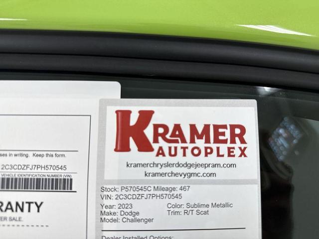 Photo of 2023 Sublime Clearcoat Metallic Dodge Challenger