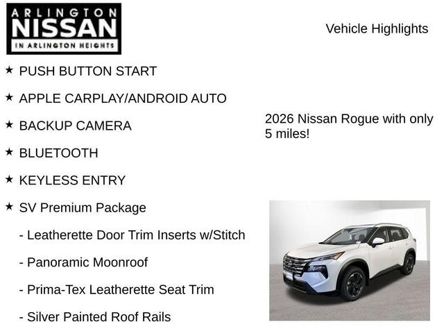 Photo of 2026 Everest White P Nissan Rogue
