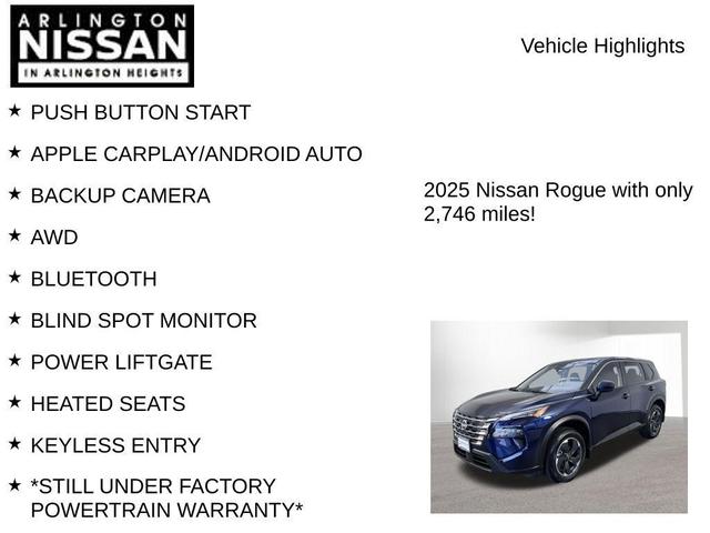 Photo of 2025 Deep Ocean Blue Nissan Rogue