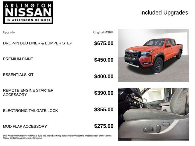 Photo of 2025 Afterburn Orang Nissan Frontier