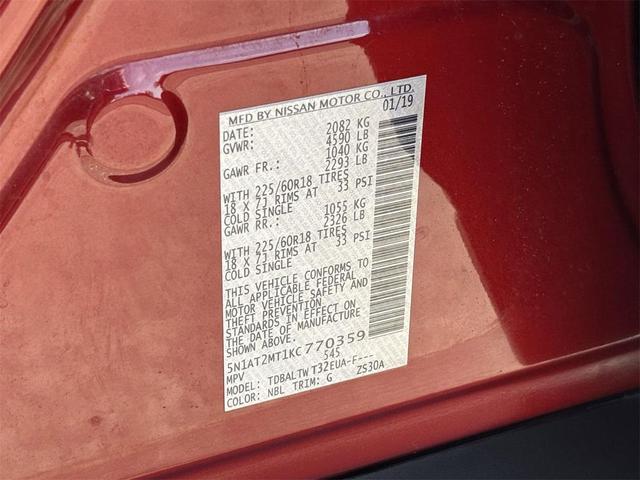 Photo of 2019 Scarlet Ember Tintcoat Nissan Rogue