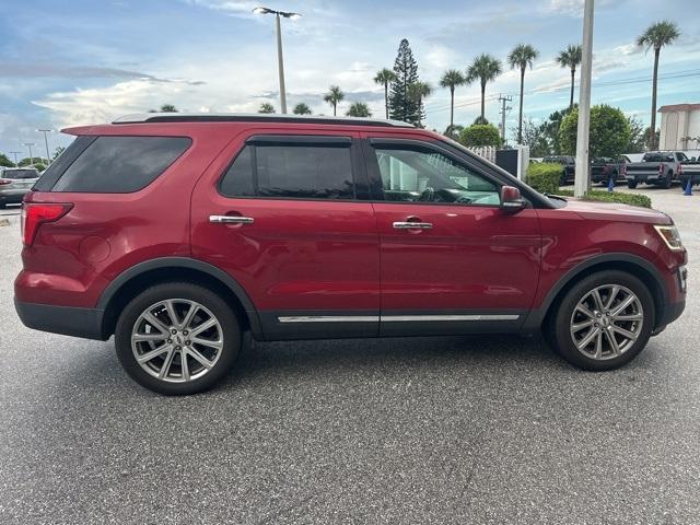 Photo of 2017 Ruby Red Metallic Tinted Clearcoat Ford Explorer