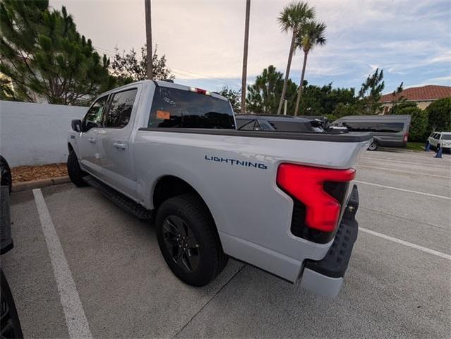 Photo of 2025 Space White Metallic Ford F-150 Lightning