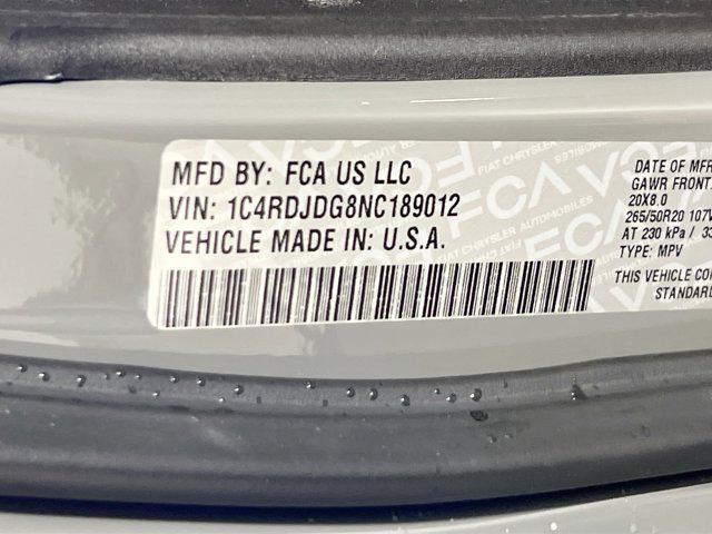 Photo of 2022 DB Black Clearcoat Dodge Durango