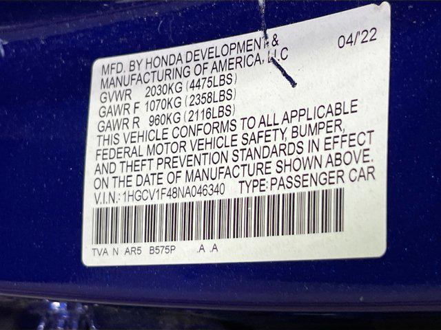 Photo of 2022 Still Night Pearl Honda Accord
