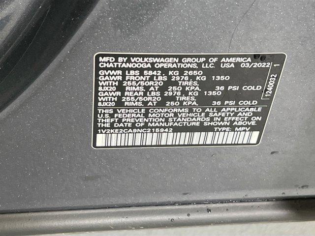 Photo of 2022 Gray Volkswagen Atlas Cross Sport