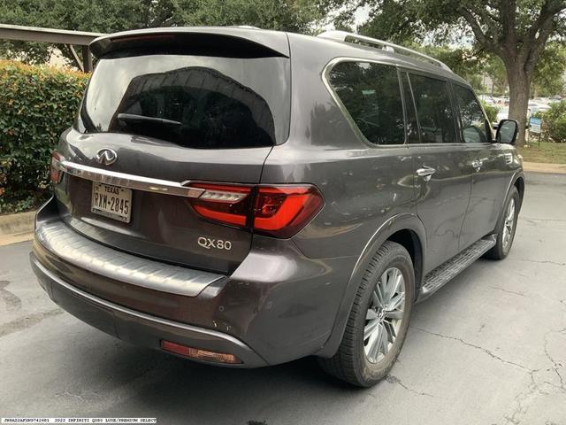 Photo of 2022 Anthracite Gray INFINITI QX80