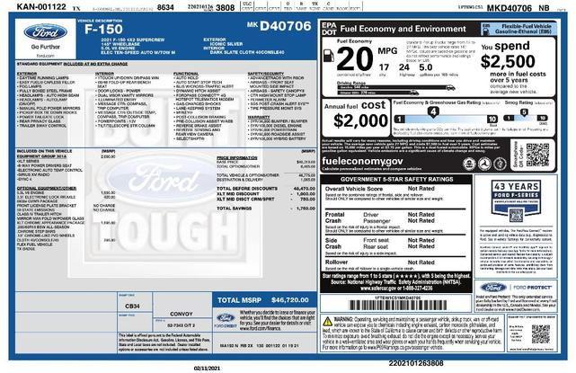 Photo of 2021 Silver Ford F-150