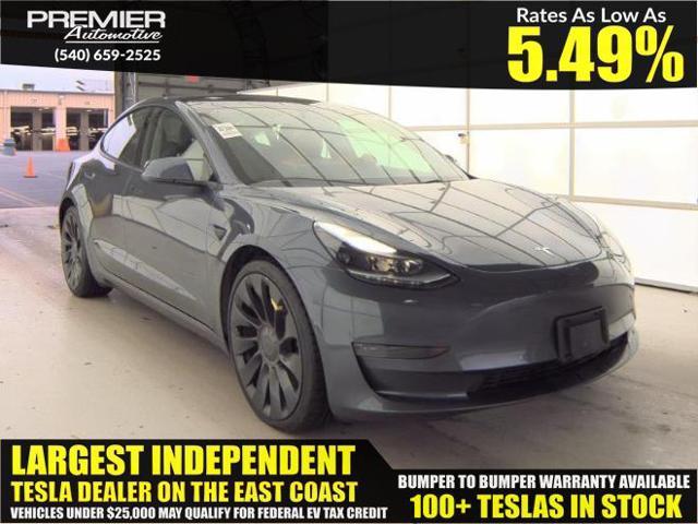 Photo of 2022 Midnight Silver Metallic Tesla Model 3